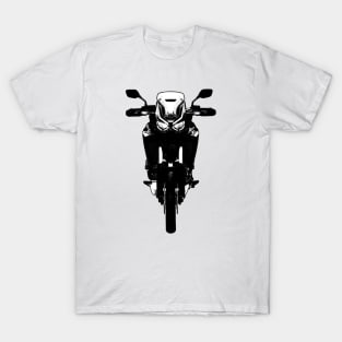 CRF1100L Africa Twin Bike Black and White Color T-Shirt